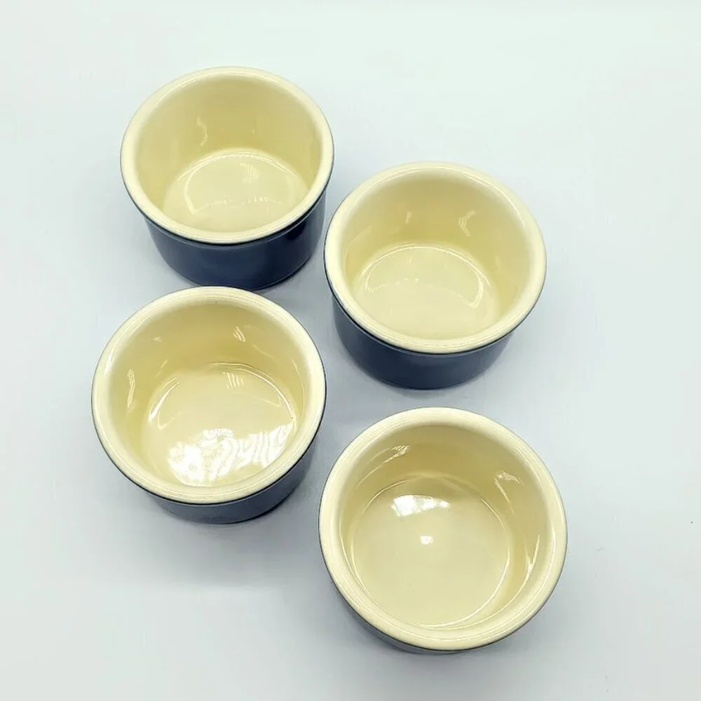 Cuisinart Blue 7.5 Oz. Ceramic Stoneware Ramekins (4)
